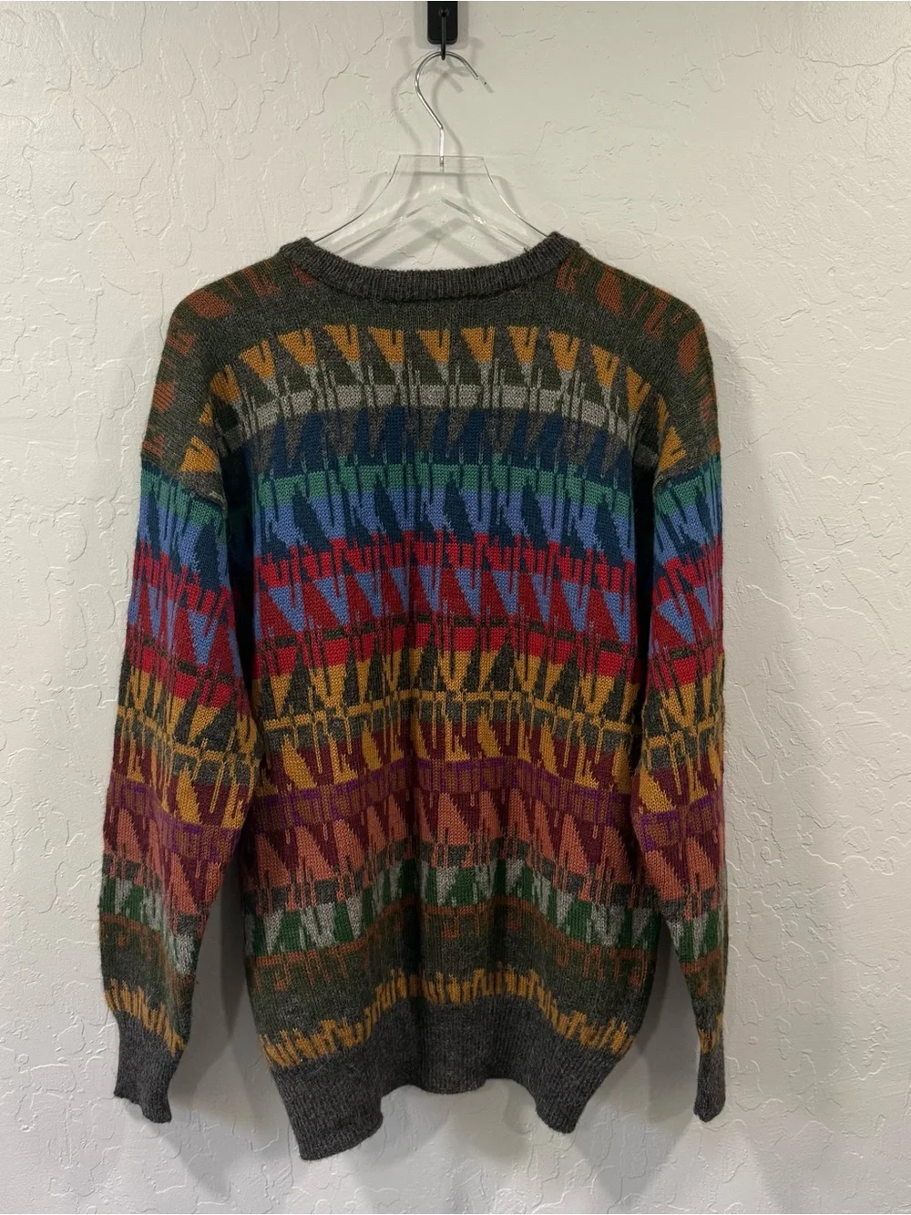 The Peruvian Connection Vintage 100% Alpaca Crewneck Sweater Size L